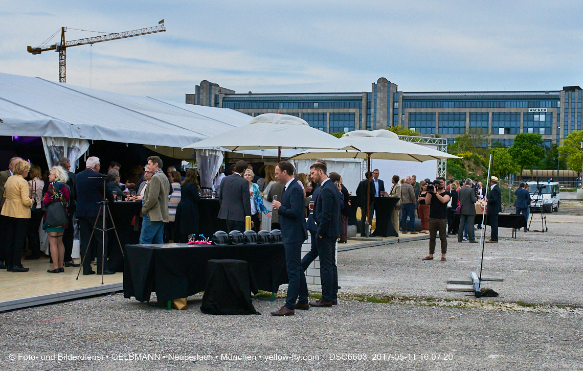 11. Mai 2017 - Grundsteinlegung für die LOGE und dem Kulturquadrat in Neuperlach